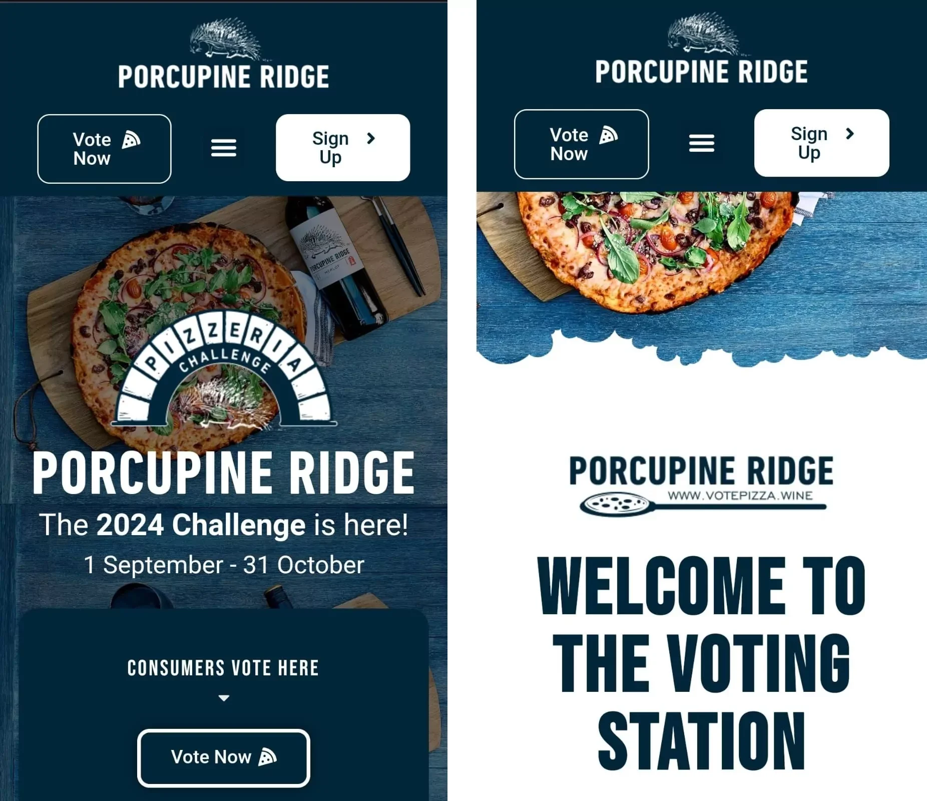 VotePizza App 1